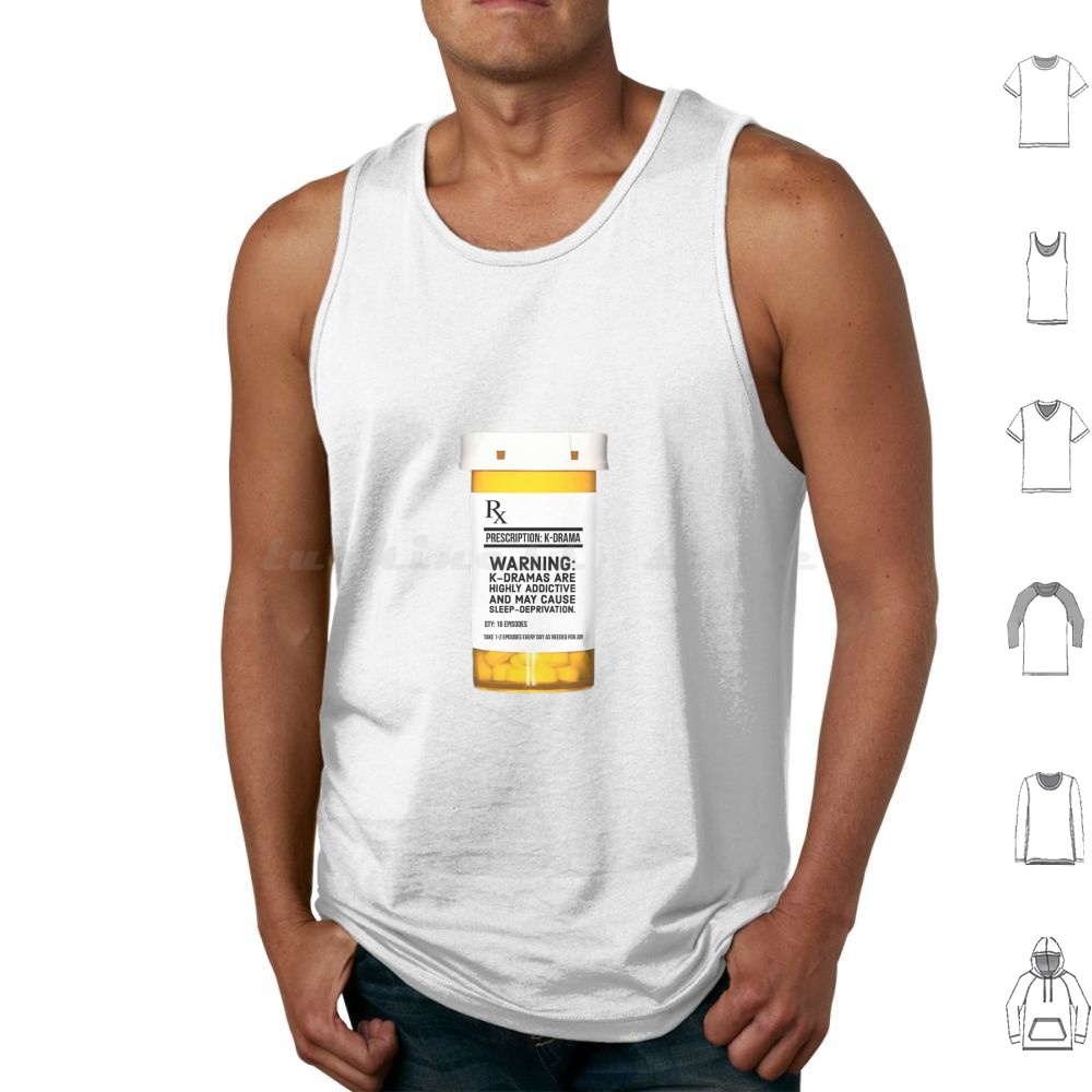 Korean Men Lifestyle - K-Drama Prescription Tank Tops с принтом
