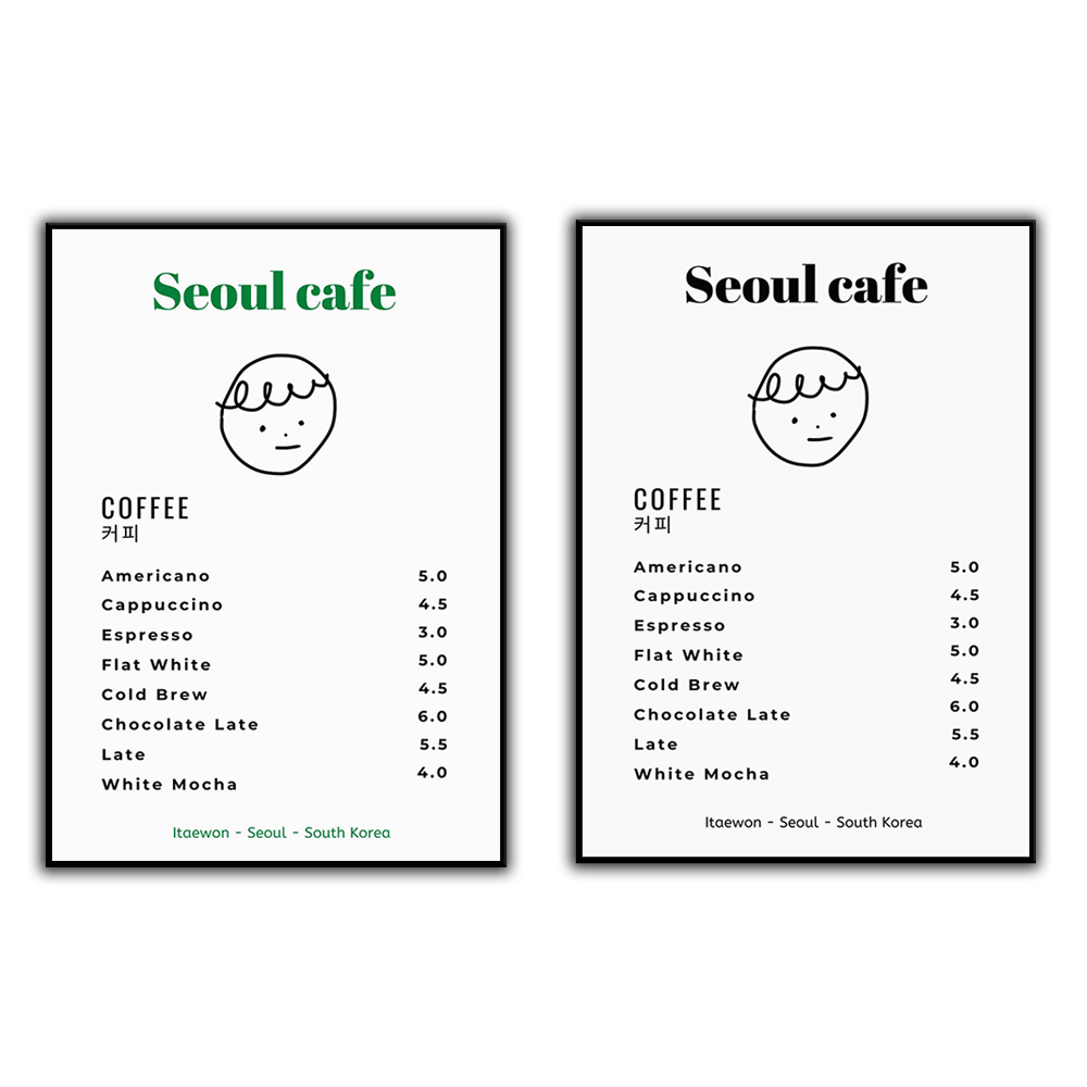 Seoul Cafe Print Wall Art Печа – обзор и цена Korean Arts And Lifestyle